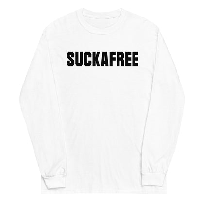 SUCKAFREE Long Sleeve T-Shirt black letters