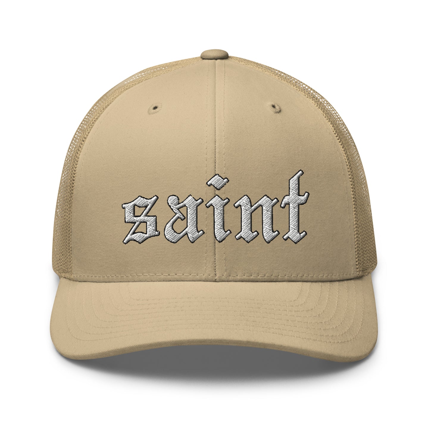 Saint Retro Trucker Cap white letters