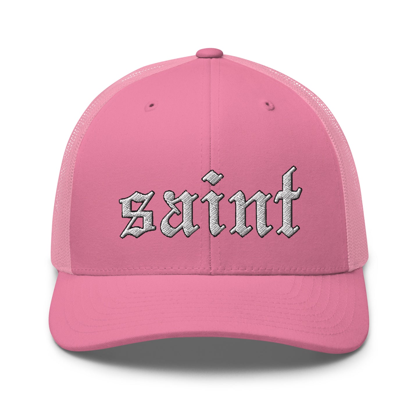 Saint Retro Trucker Cap white letters