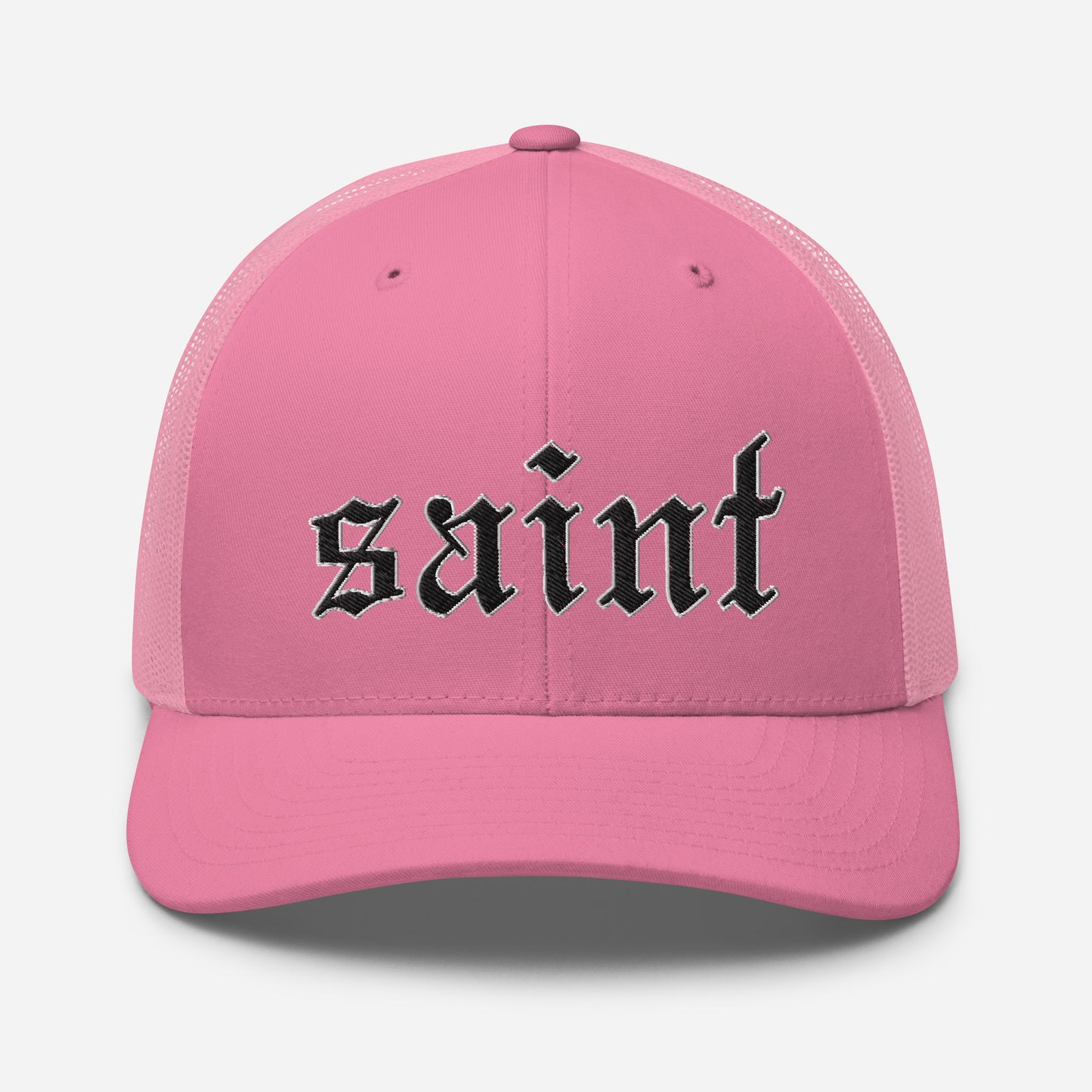 Saint Retro Trucker Cap black letters