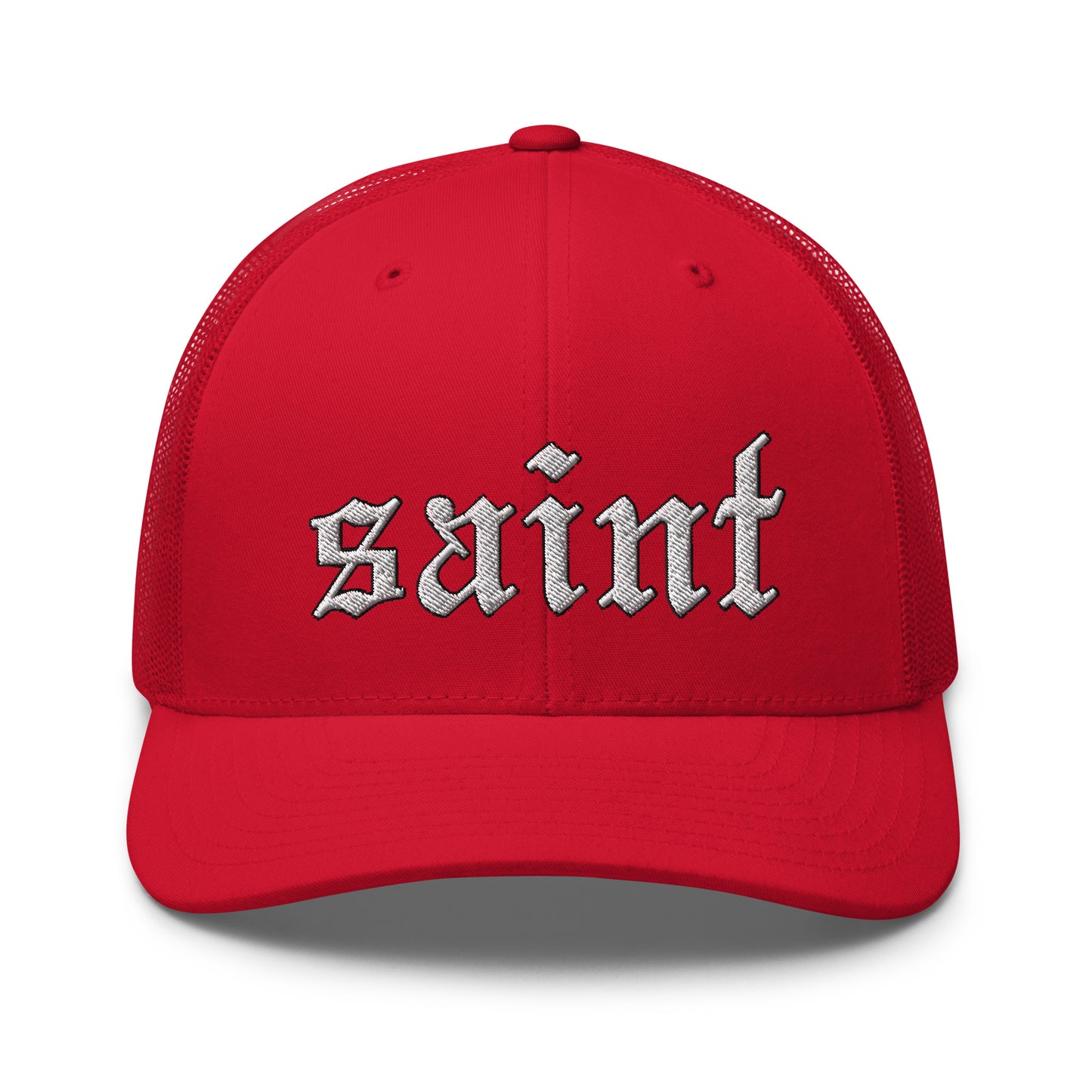 Saint Retro Trucker Cap white letters