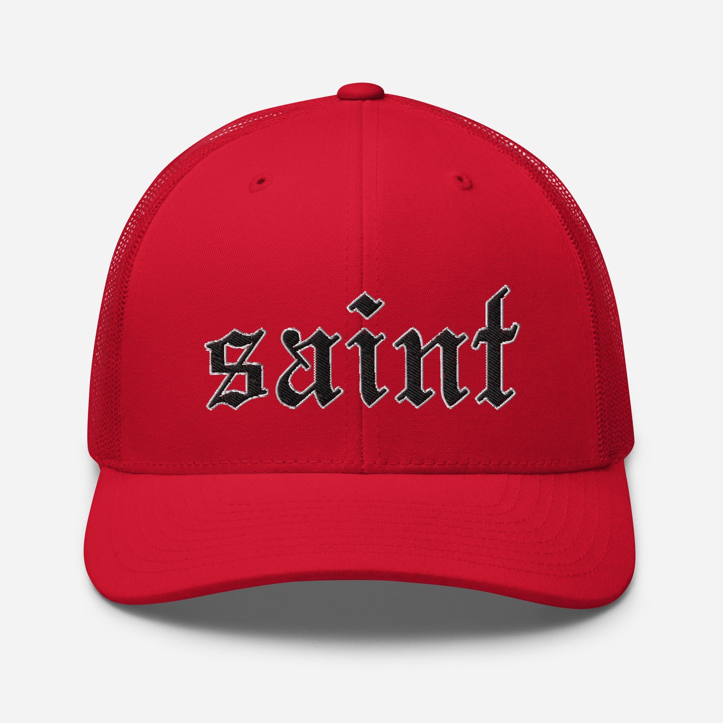 Saint Retro Trucker Cap black letters