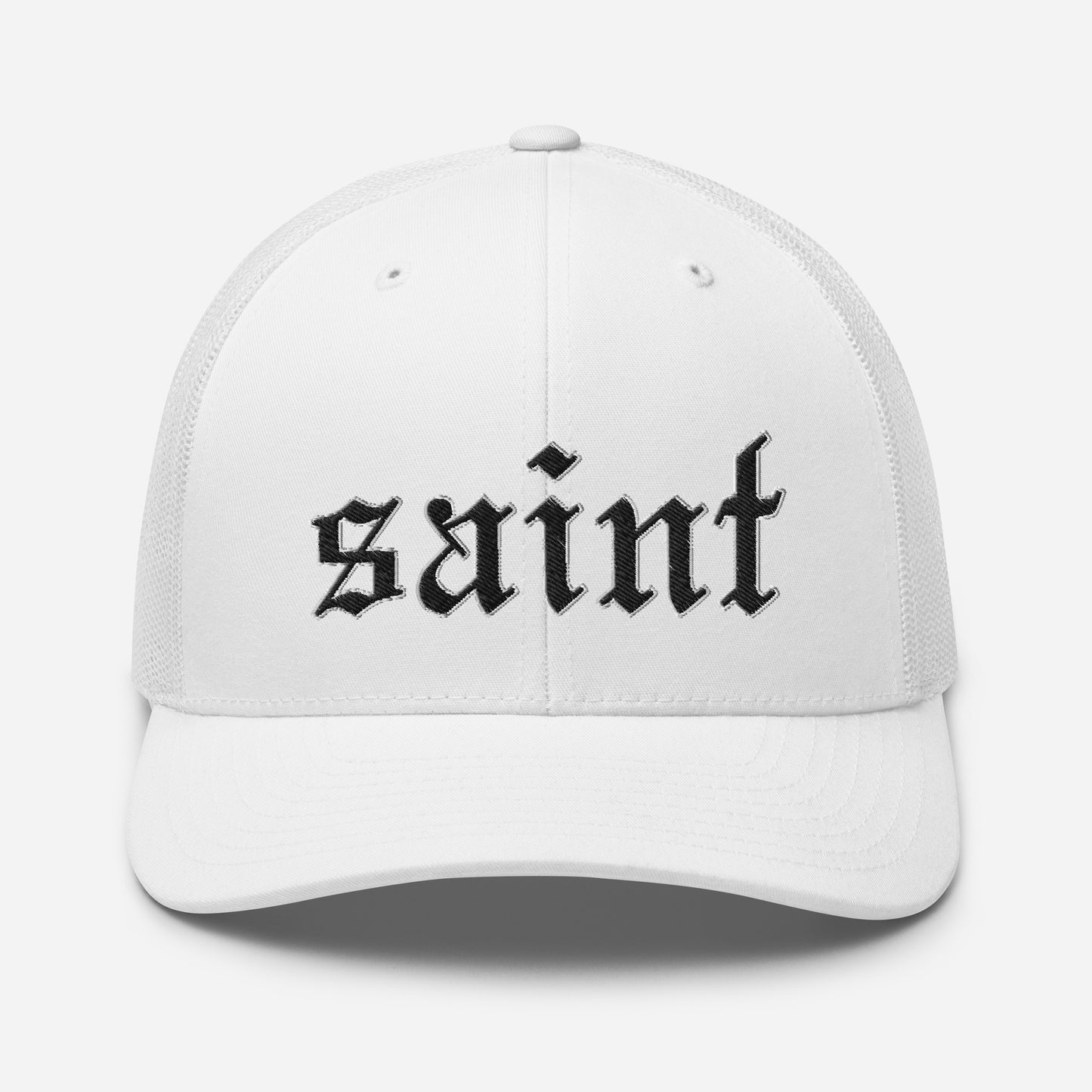 Saint Retro Trucker Cap black letters