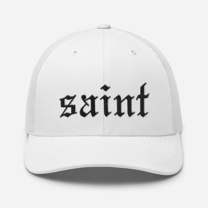 Saint Retro Trucker Cap black letters