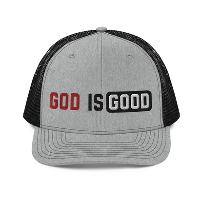 God Is Good Trucker Cap black