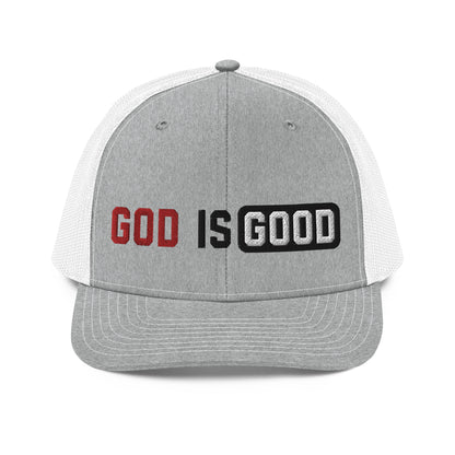 God Is Good Trucker Cap black