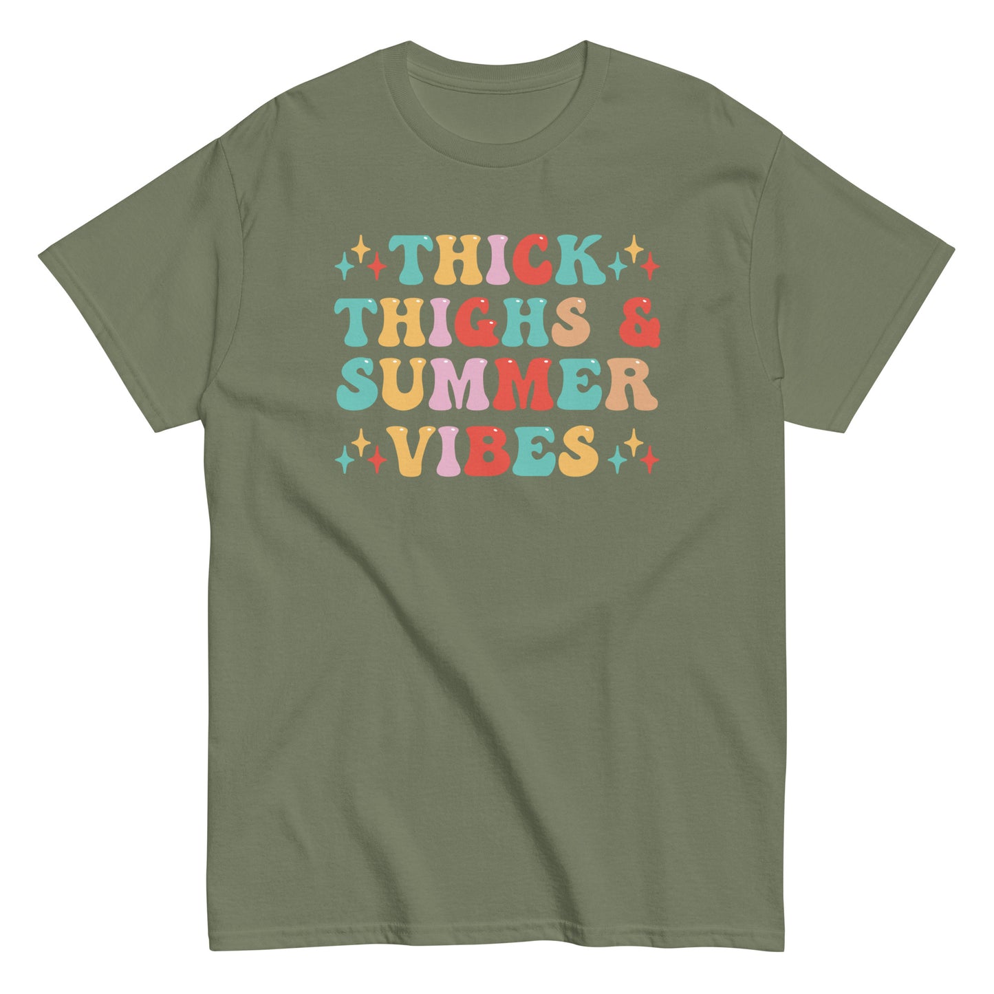 Thick Thighs Summer Vibes T-Shirt