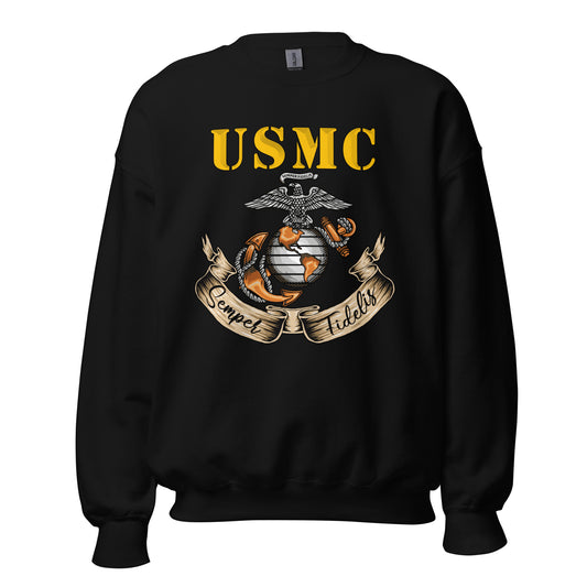 USMC Semper Fidelis Crewneck Sweatshirt