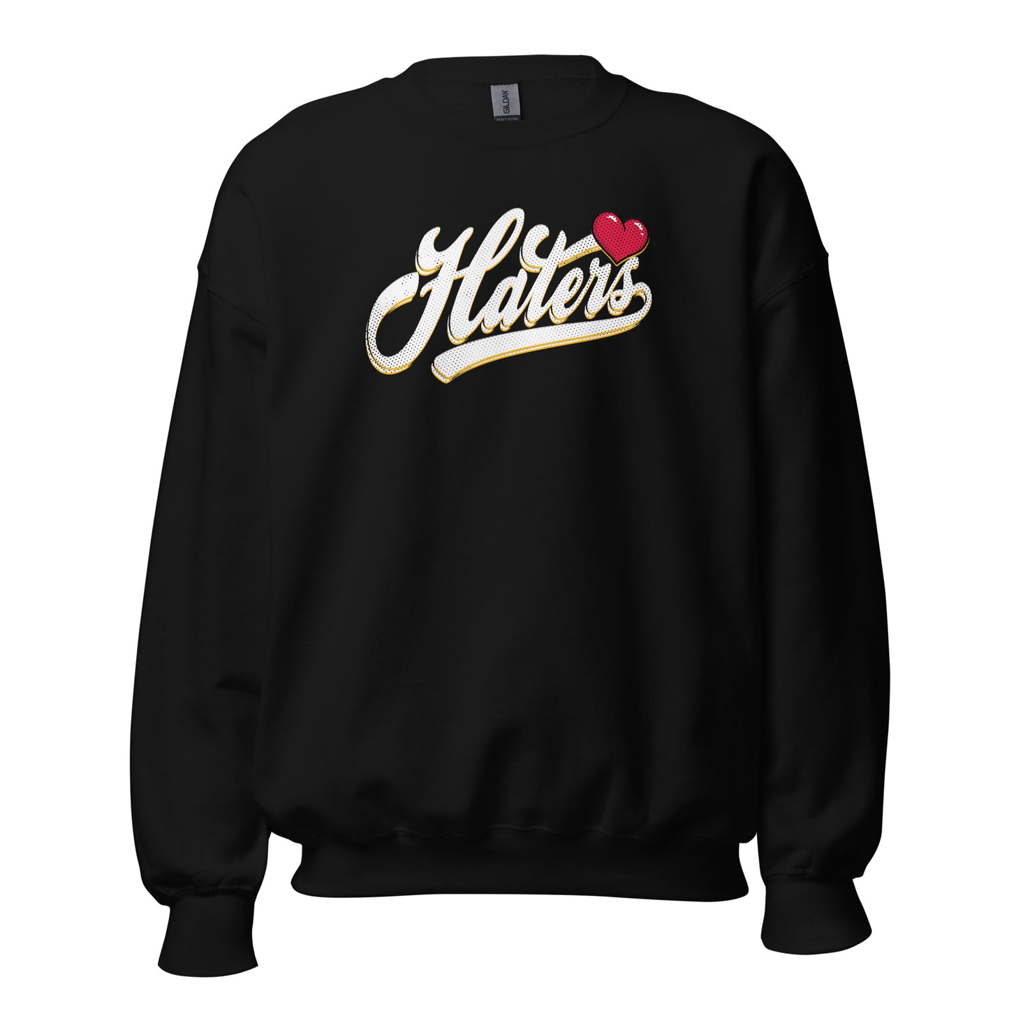 Haters Crewneck Sweatshirt white letters