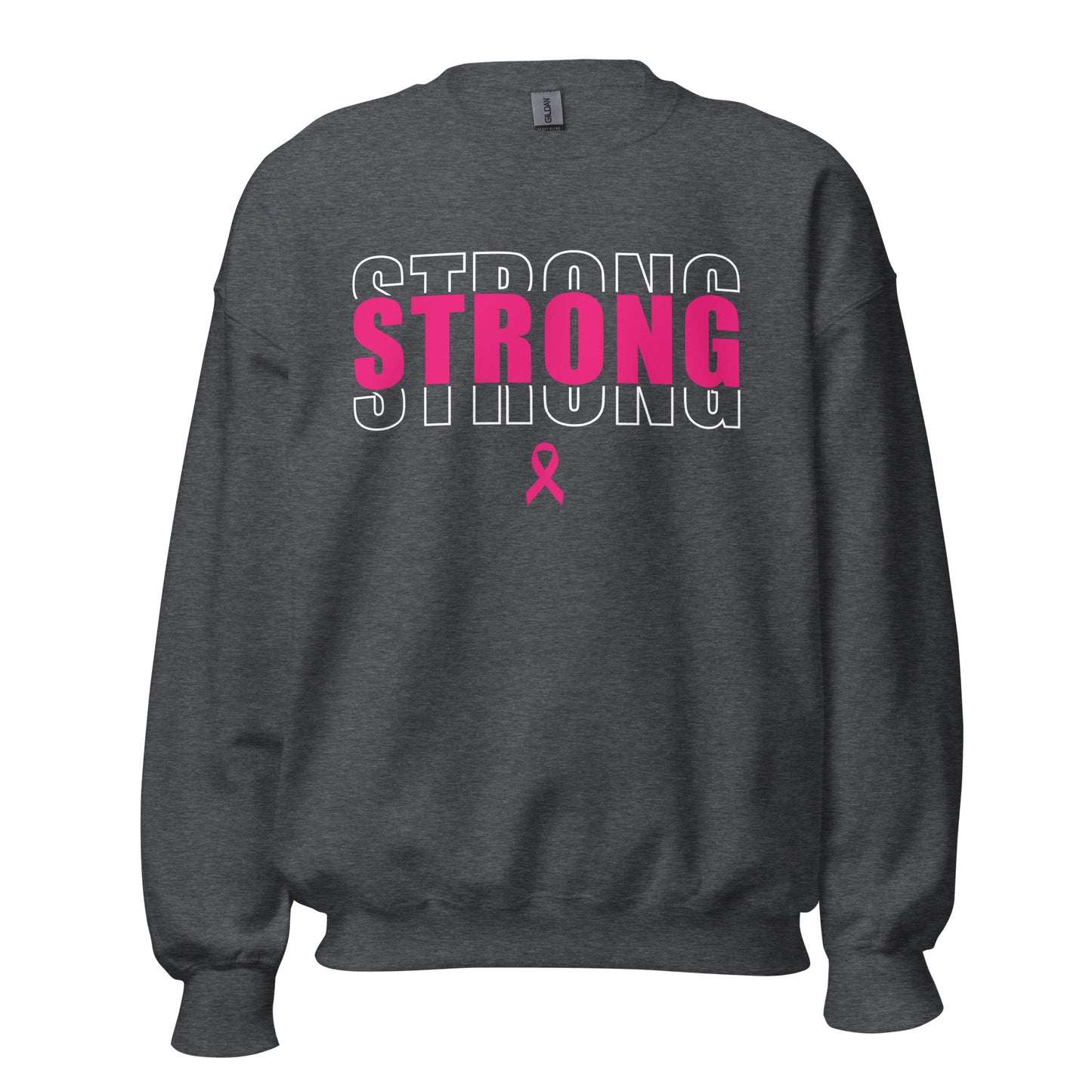 Breast Cancer Strong Crewneck Sweatshirt