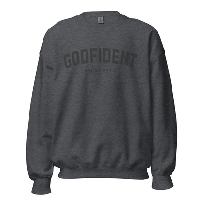 Godfident Crewneck Sweatshirt black letters