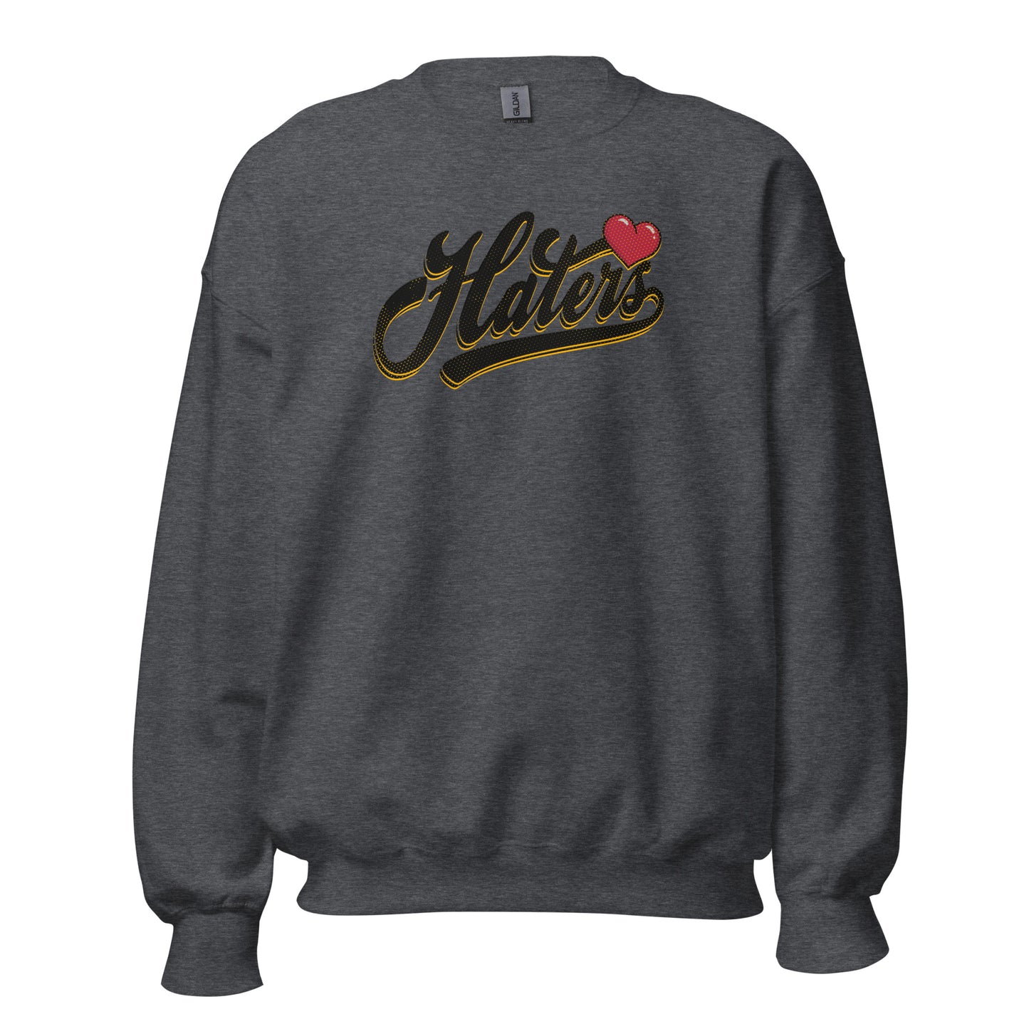 Haters Crewneck Sweatshirt black letters