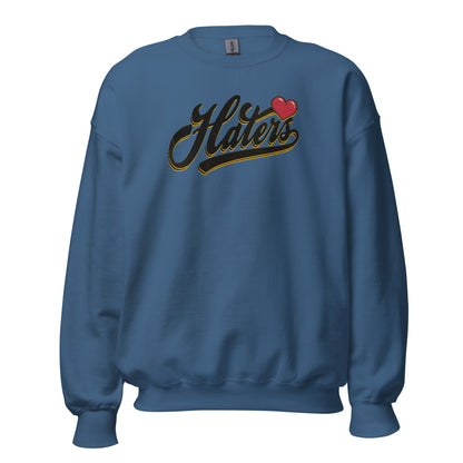 Haters Crewneck Sweatshirt black letters