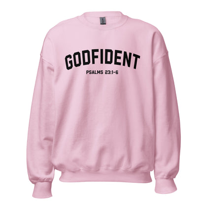 Godfident Crewneck Sweatshirt black letters