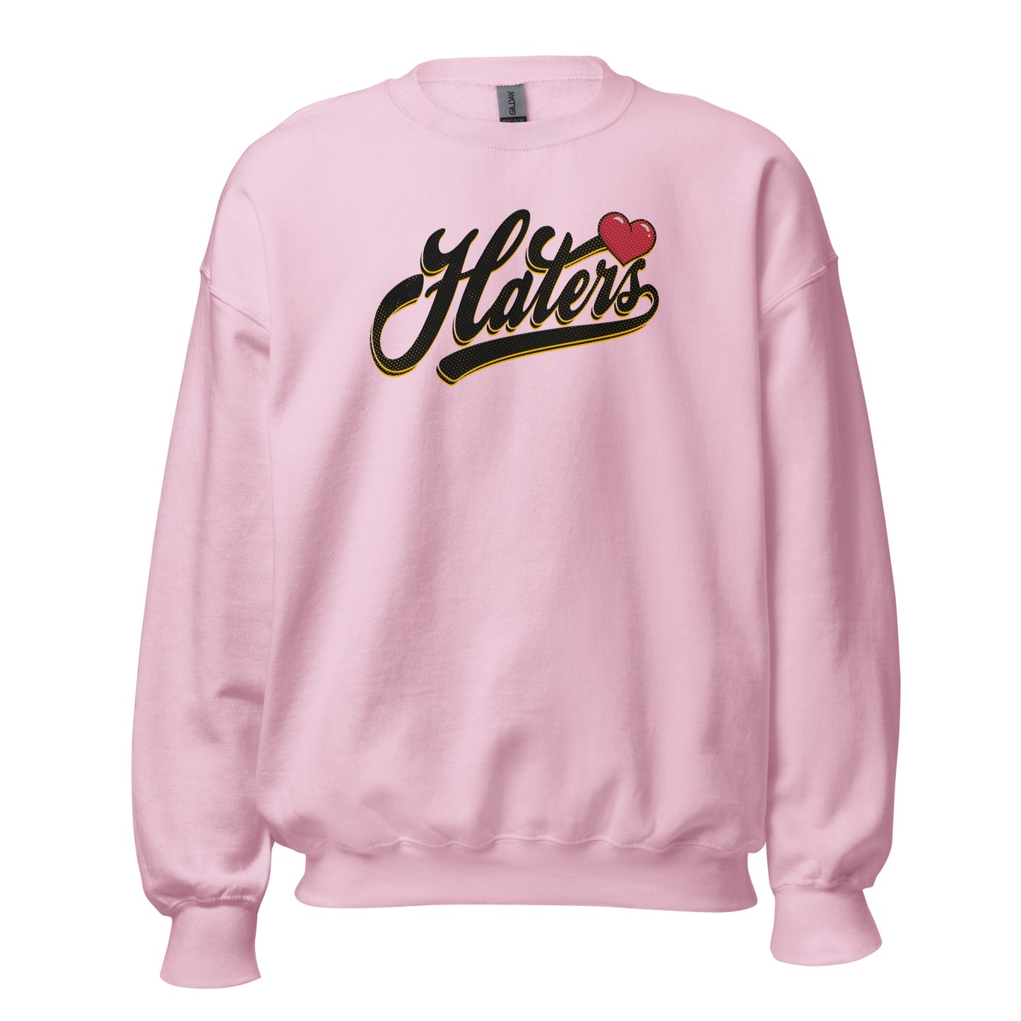 Haters Crewneck Sweatshirt black letters