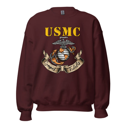 USMC Semper Fidelis Crewneck Sweatshirt