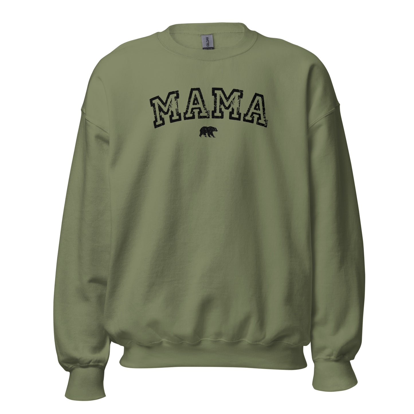 MAMA Bear Crewneck Sweatshirt black letters