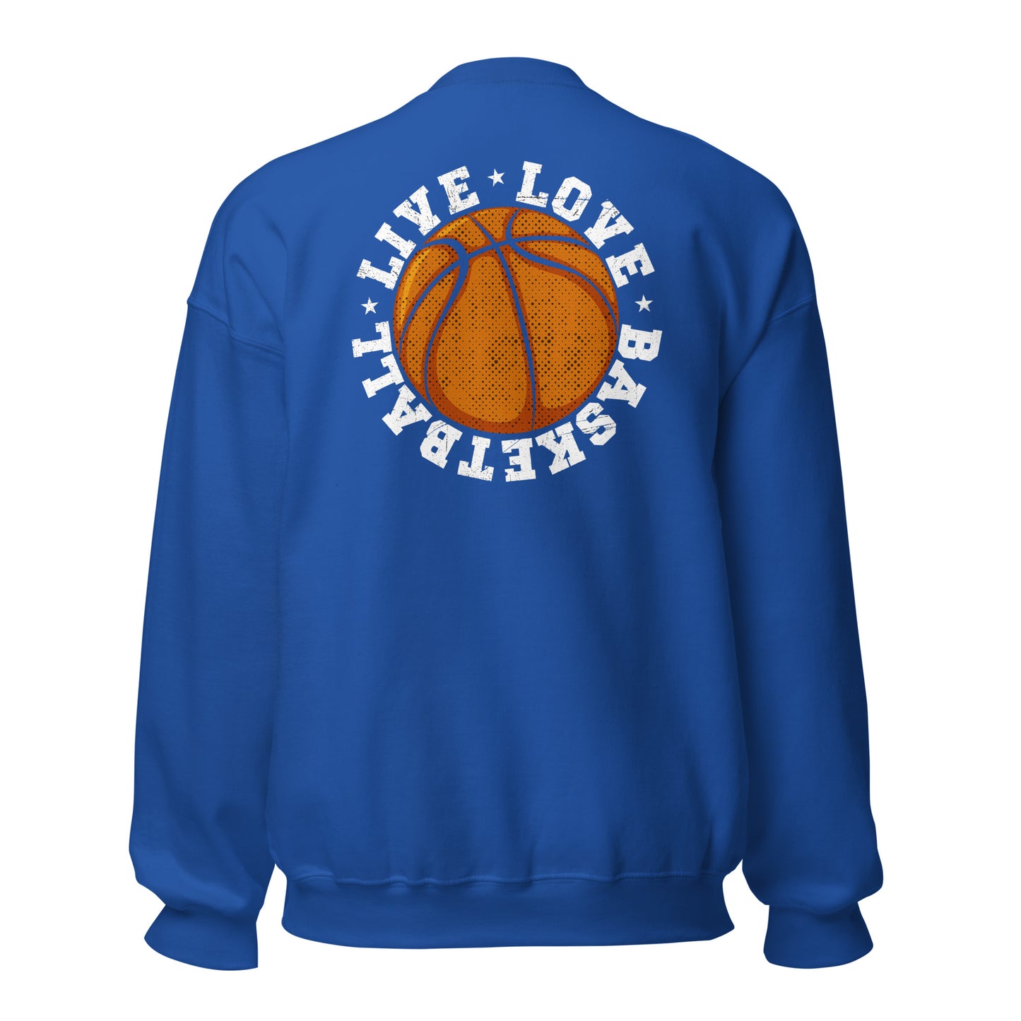 Live Love Basketball Crewneck Sweatshirt