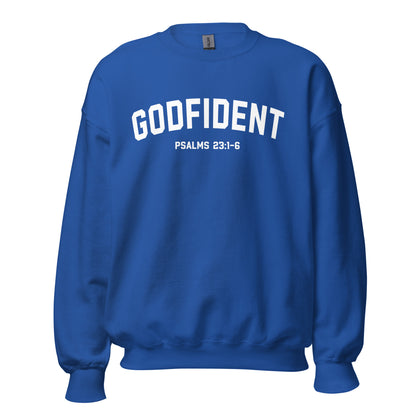 Godfident Crewneck Sweatshirt white letters