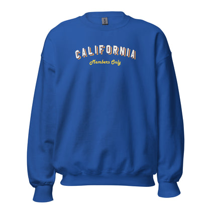 Vintage CA Members Only Crewneck Sweatshirt