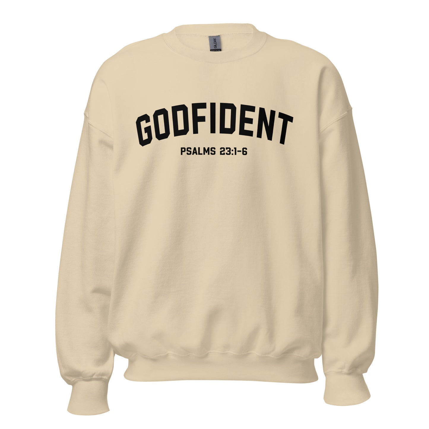 Godfident Crewneck Sweatshirt black letters