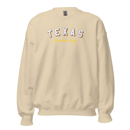 Vintage TX Members Only Crewneck Sweatshirt