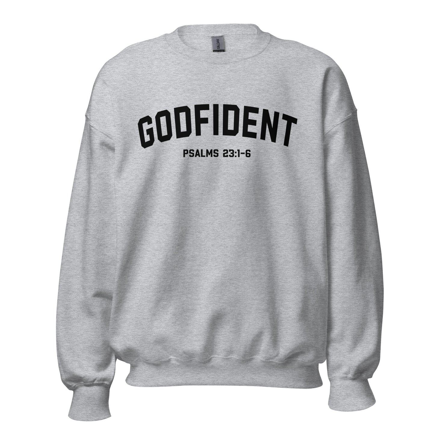 Godfident Crewneck Sweatshirt black letters