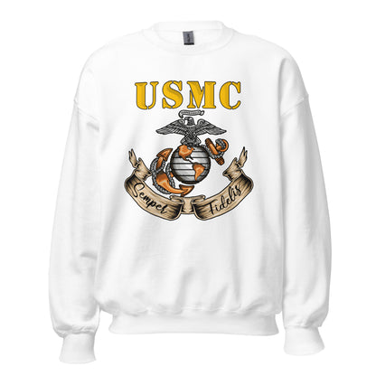 USMC Semper Fidelis Crewneck Sweatshirt