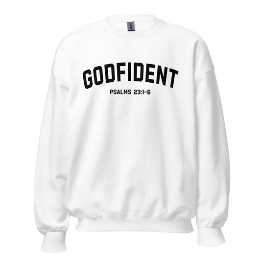 Godfident Crewneck Sweatshirt black letters