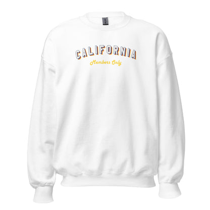 Vintage CA Members Only Crewneck Sweatshirt