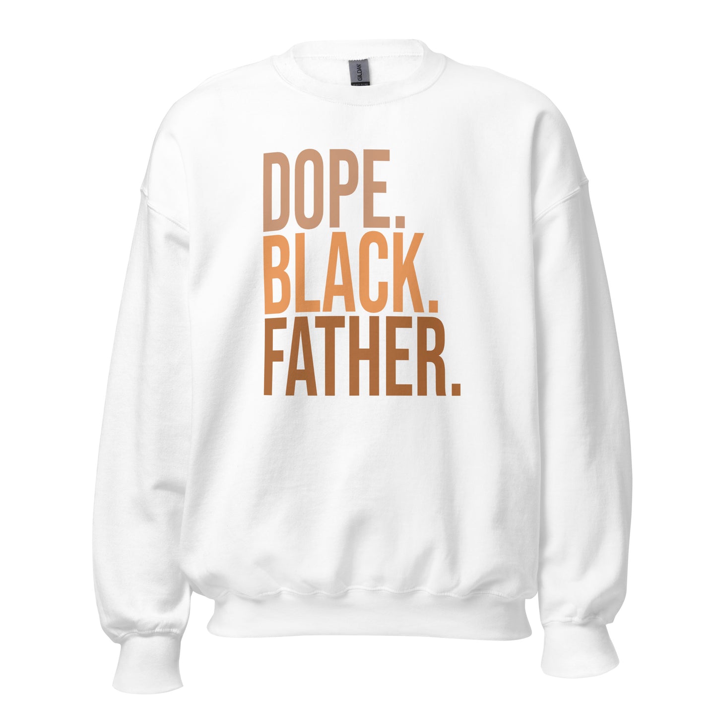 Dope. Black. Father. Crewneck Sweatshirt