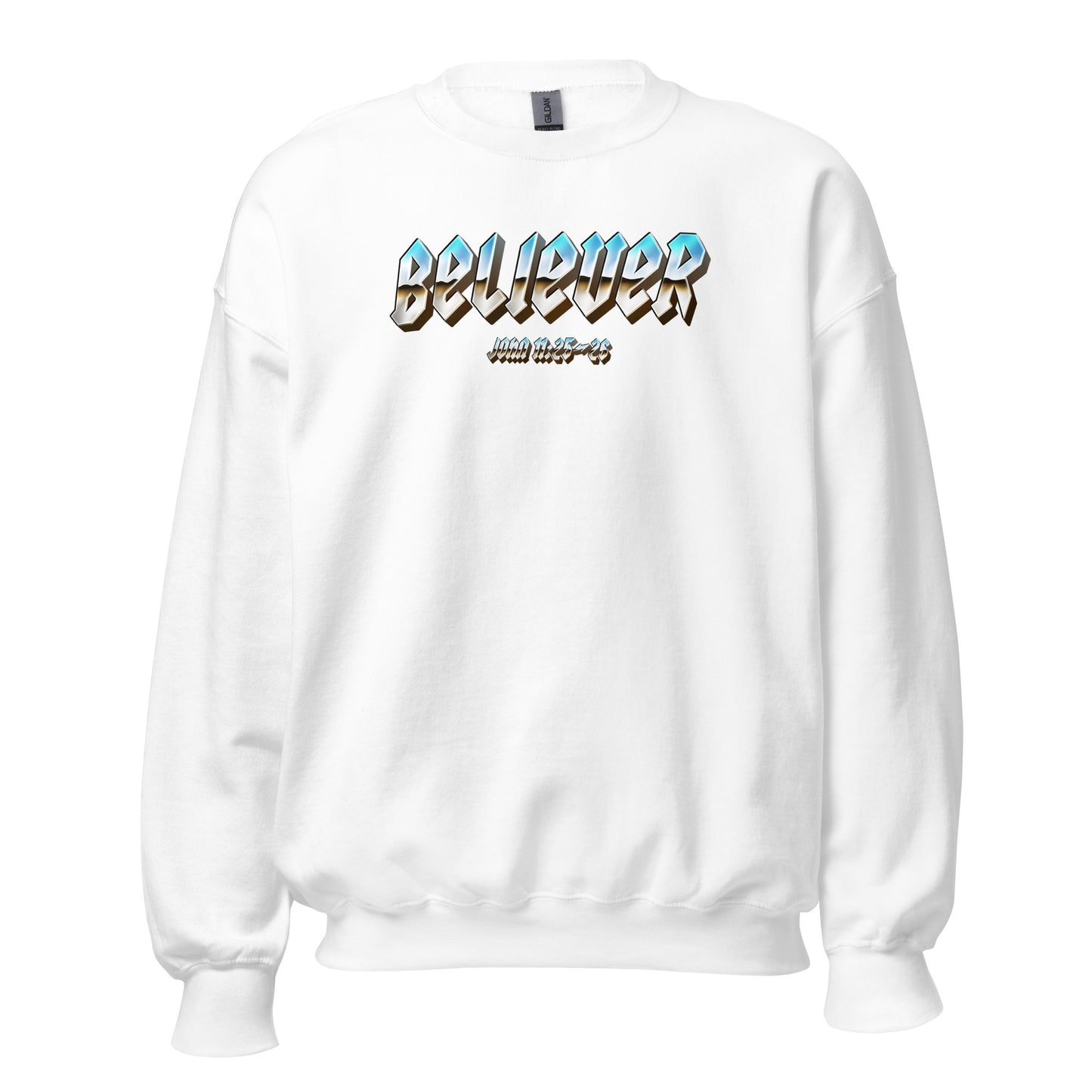 Believer John 11:25-26 Crewneck Sweatshirt