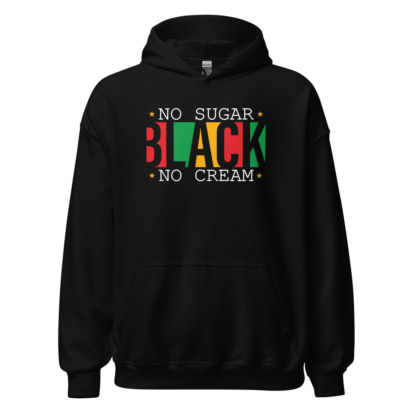 Black No Sugar No Cream Hoodie