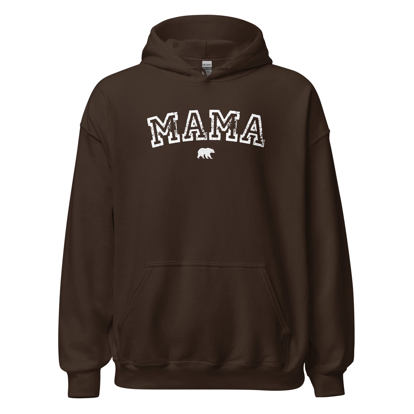 MAMA Bear Hoodie white letters