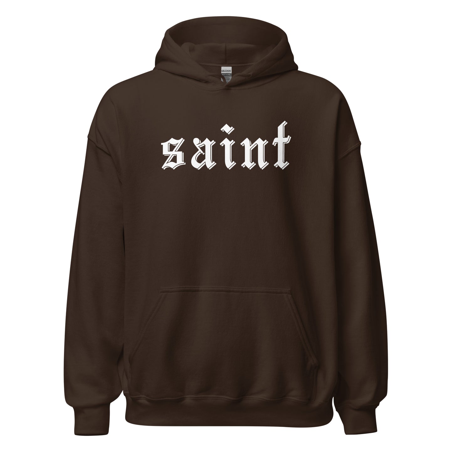 Saint Hoodie white letters