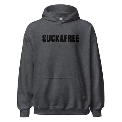 SUCKAFREE Hoodie black letters