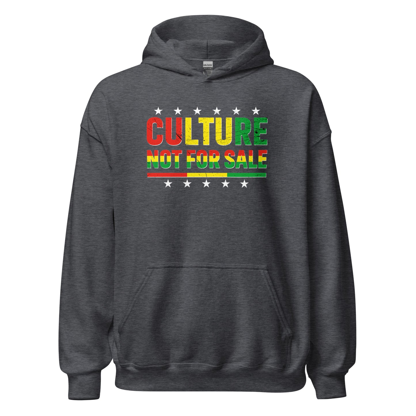 Culture Not For Sale Hoodie white stars