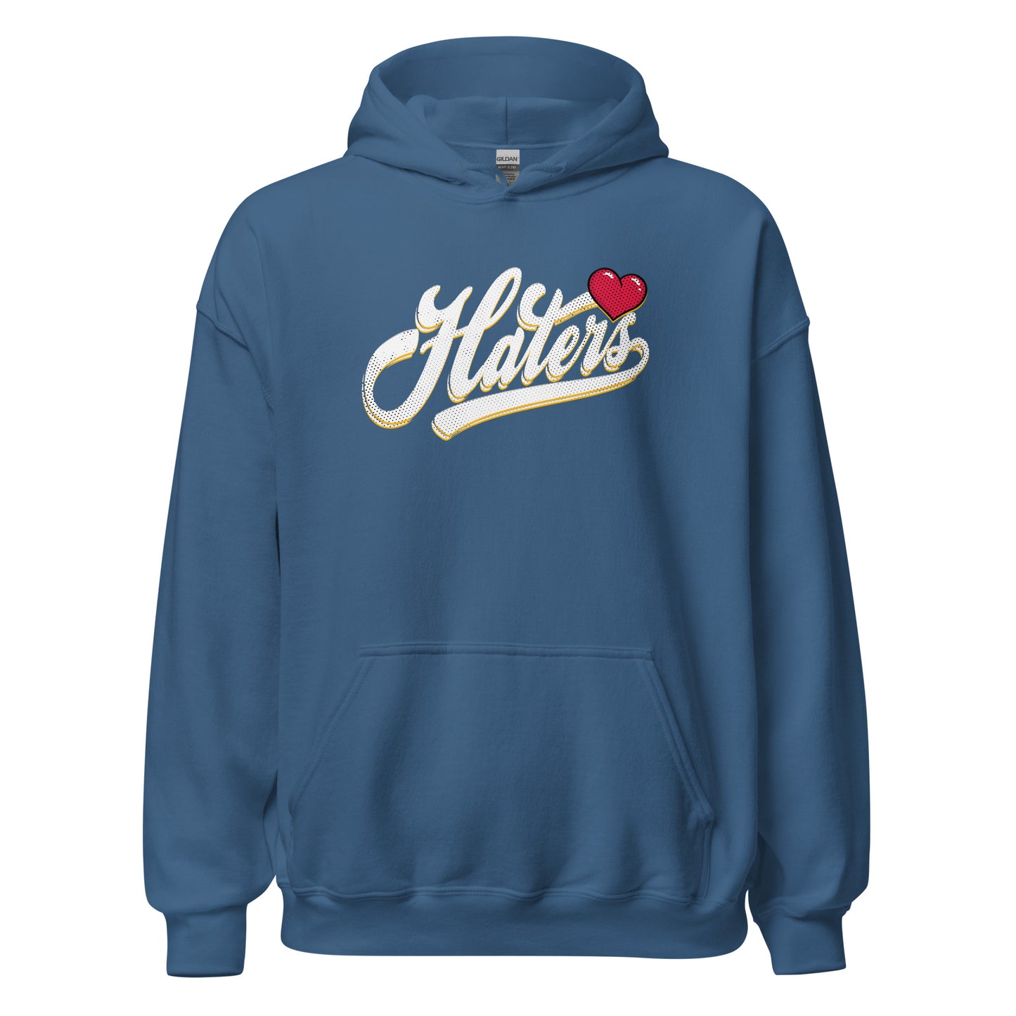 Haters Hoodie white letters