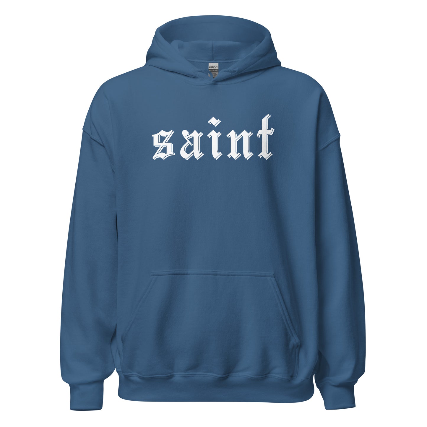 Saint Hoodie white letters