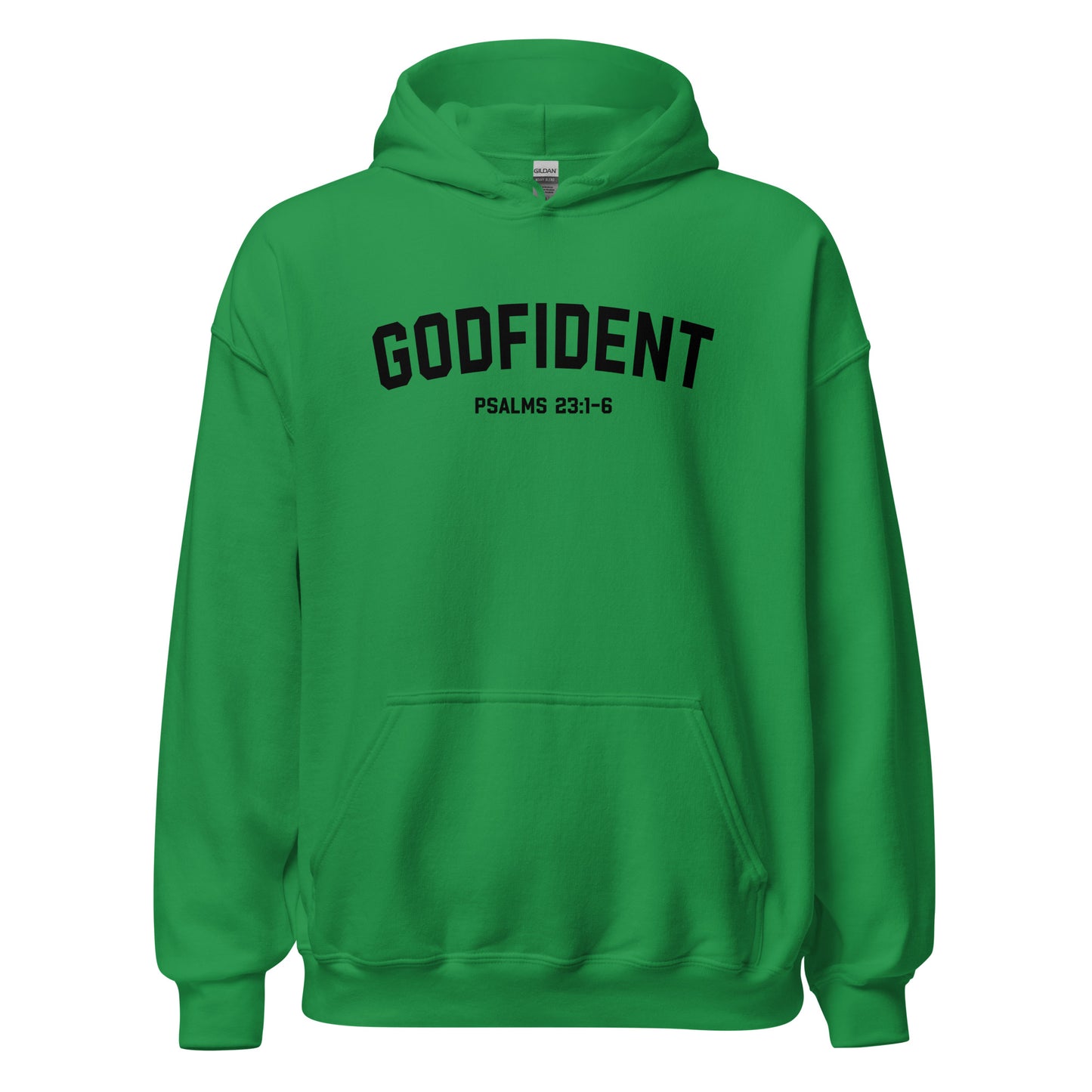 Godfident Hoodie black letters