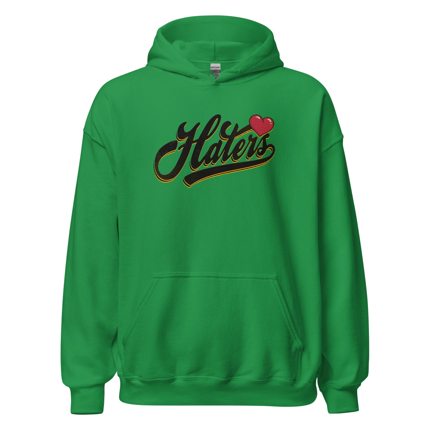 Haters Hoodie black letters