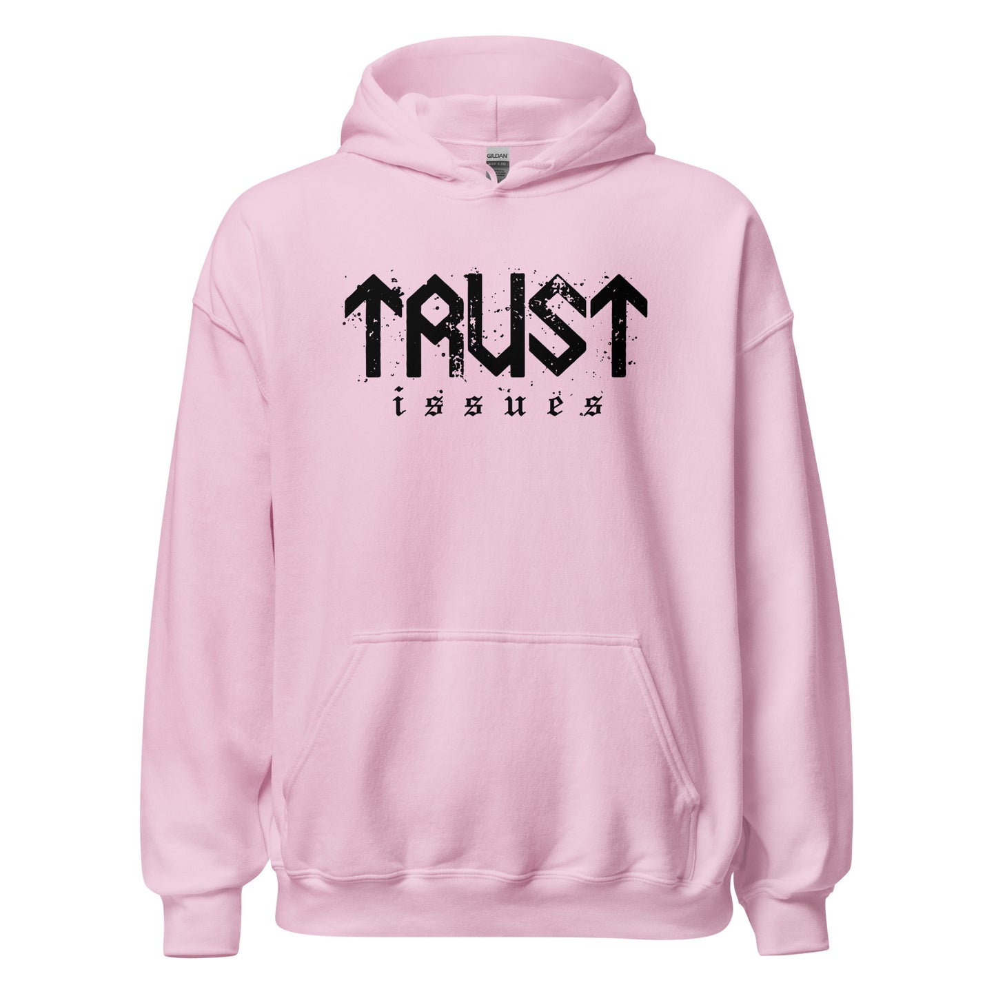 Trust Issues Hoodie black letters