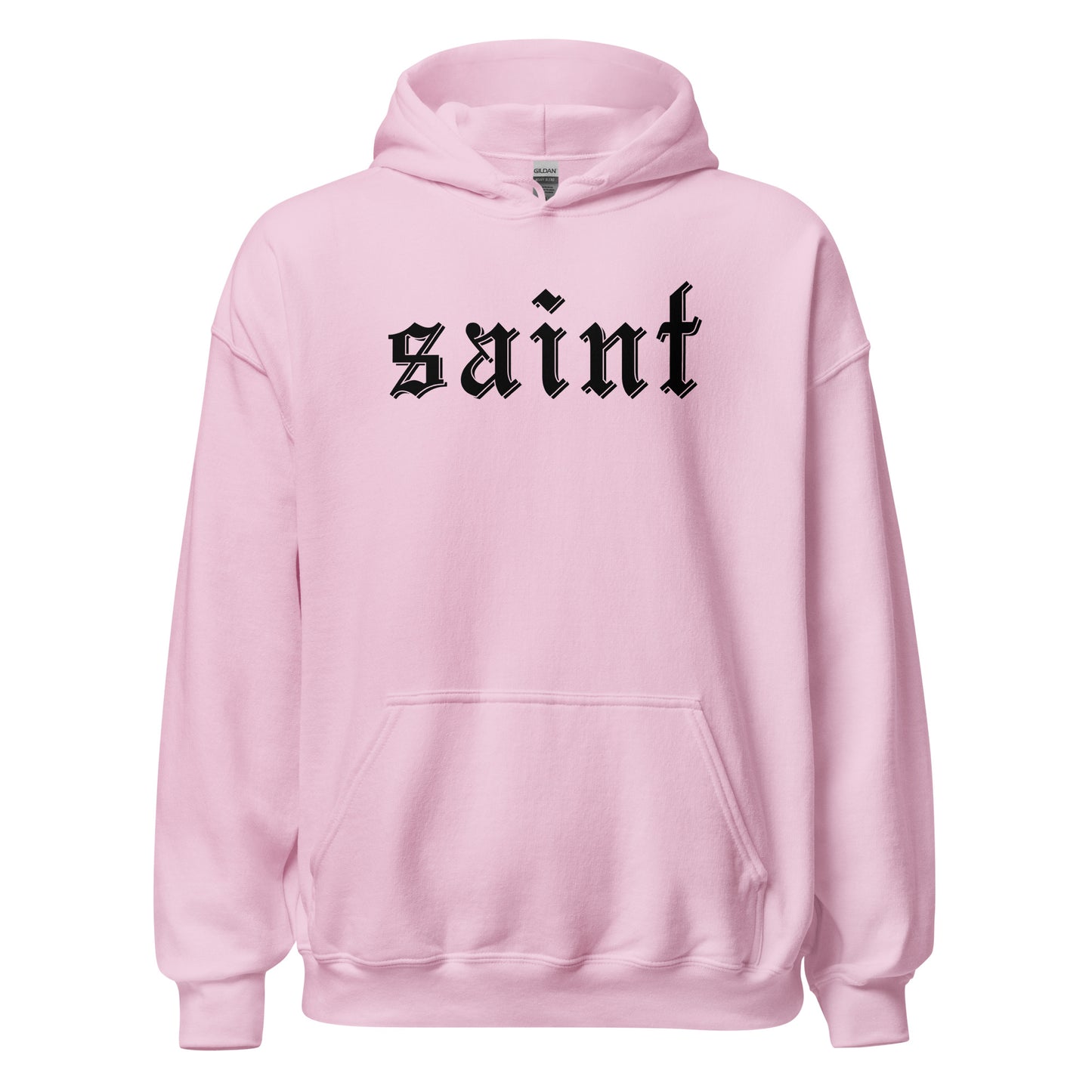 Saint Hoodie black letters