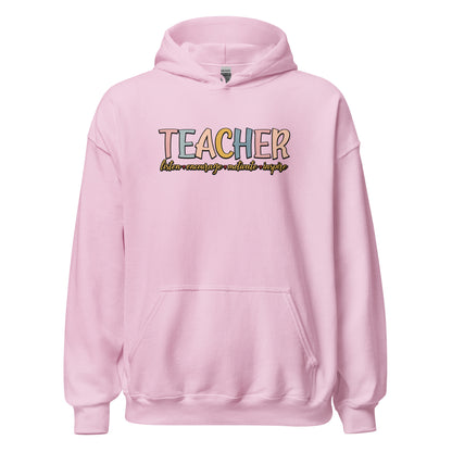 Teacher Listen Encourage Motivate Inspire Hoodie