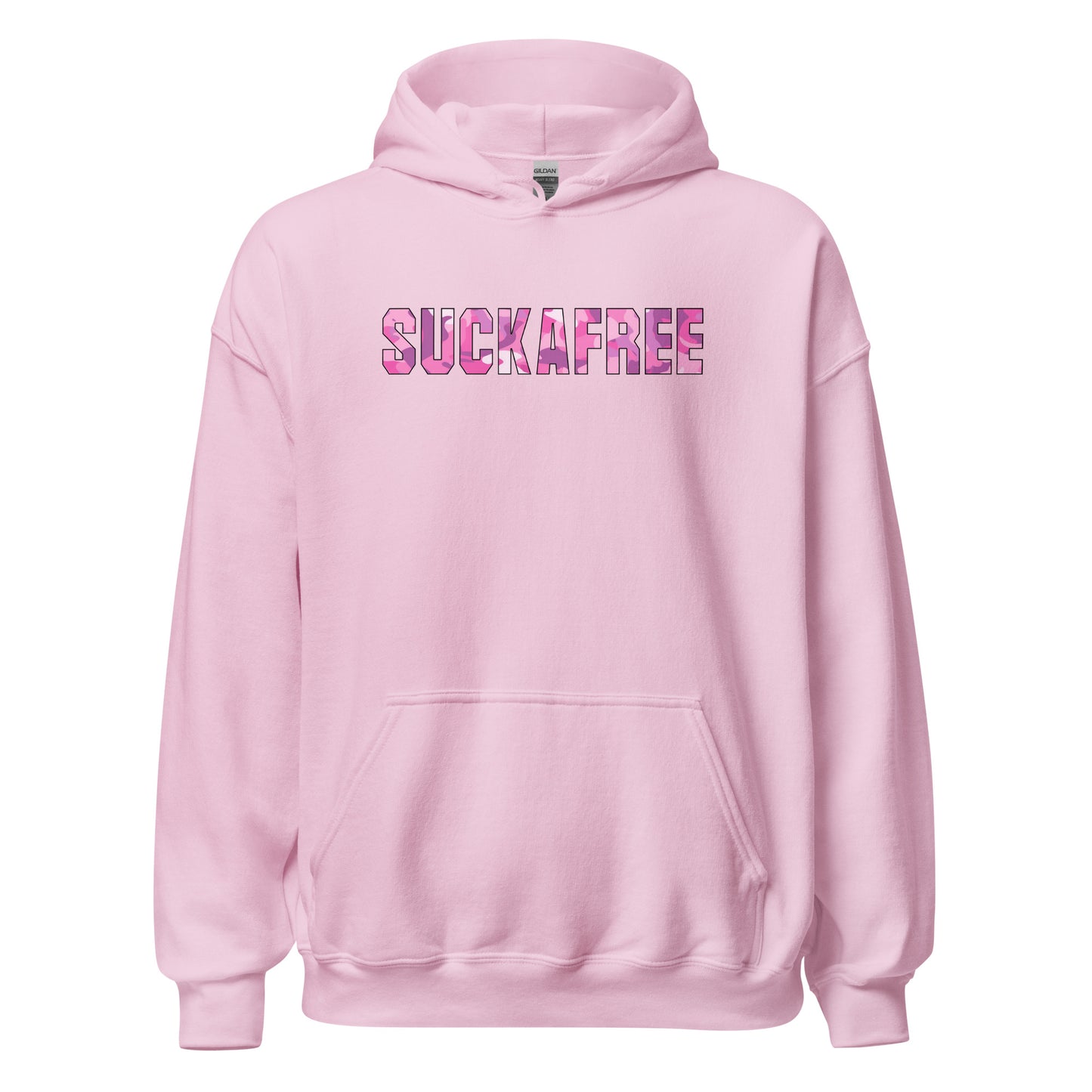 Suckafree Pink Camo Hoodie