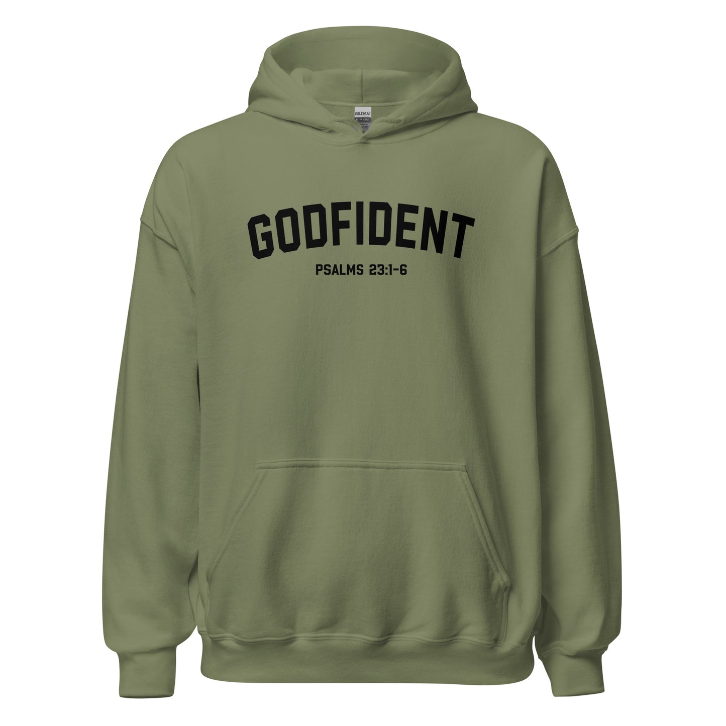 Godfident Hoodie black letters