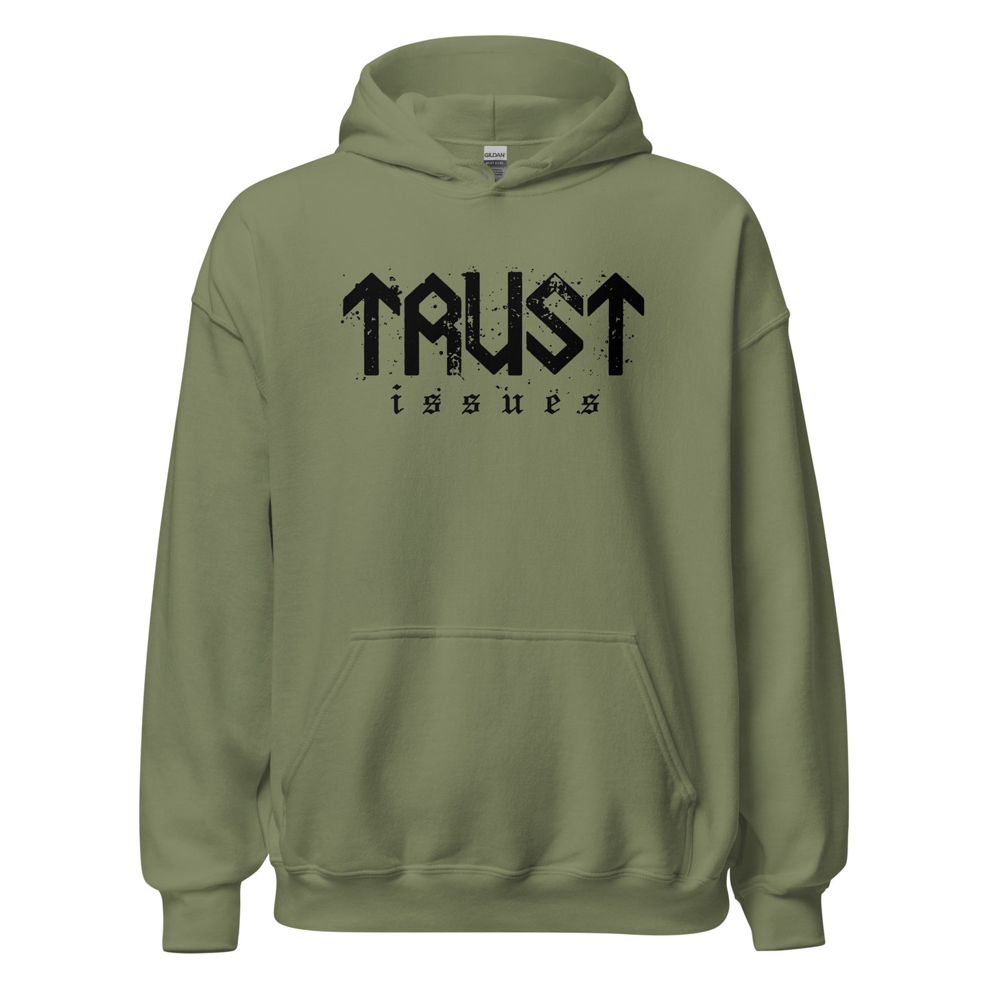 Trust Issues Hoodie black letters