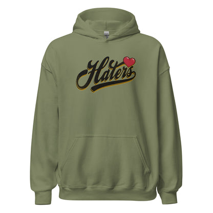 Haters Hoodie black letters