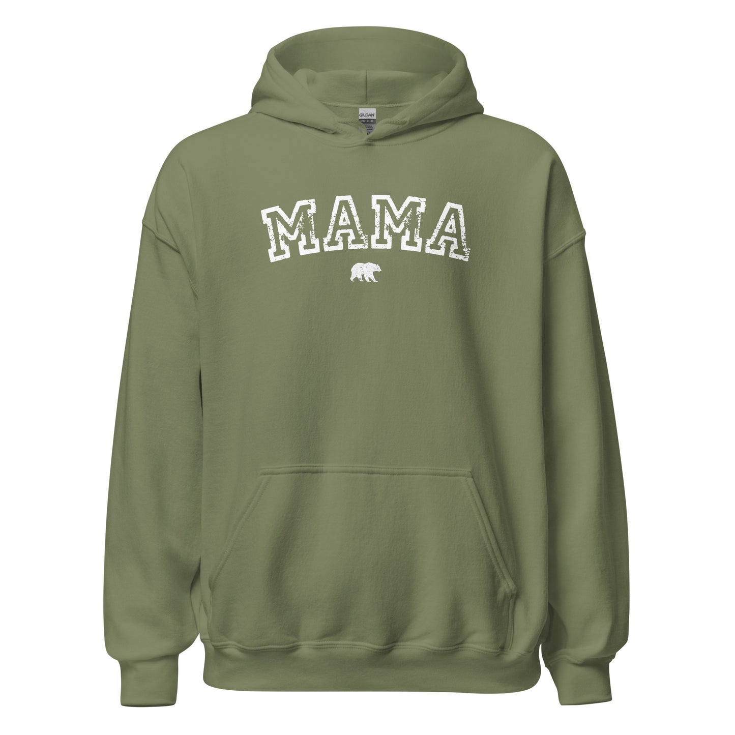 MAMA Bear Hoodie white letters