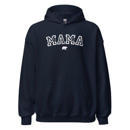 MAMA Bear Hoodie white letters